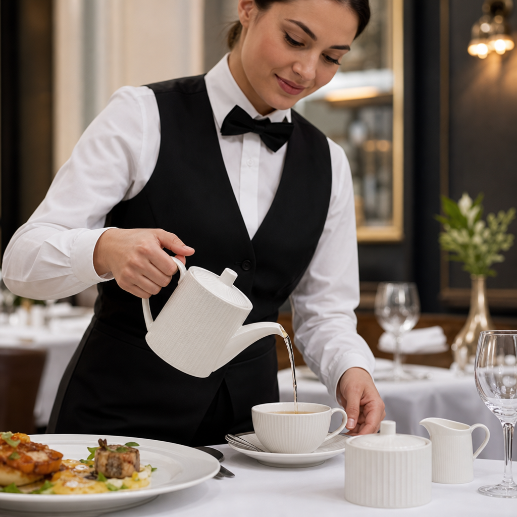 Porcelain Beverage Pot 455ml for Premium Dining (Pack of 6)