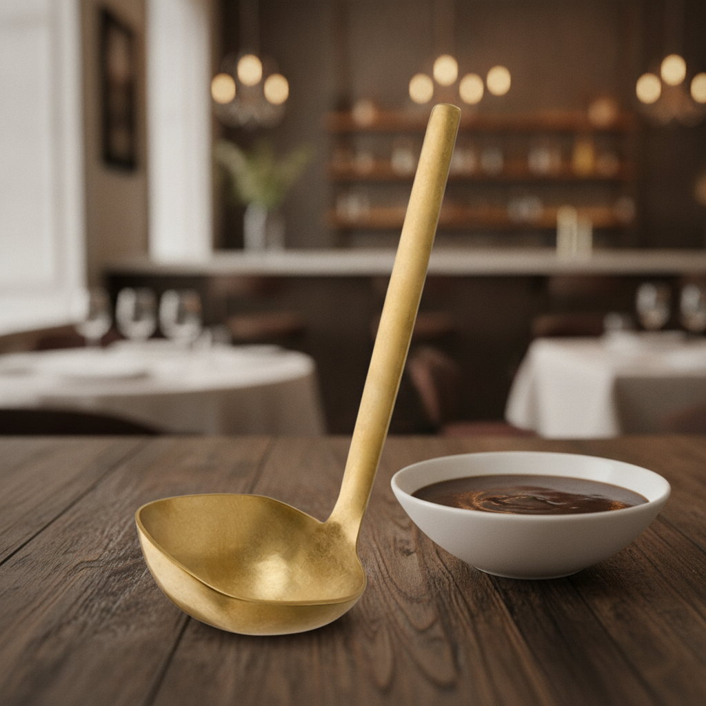 Stainless Steel Vintage Look Spoon 175mm for Catering & Hospitality