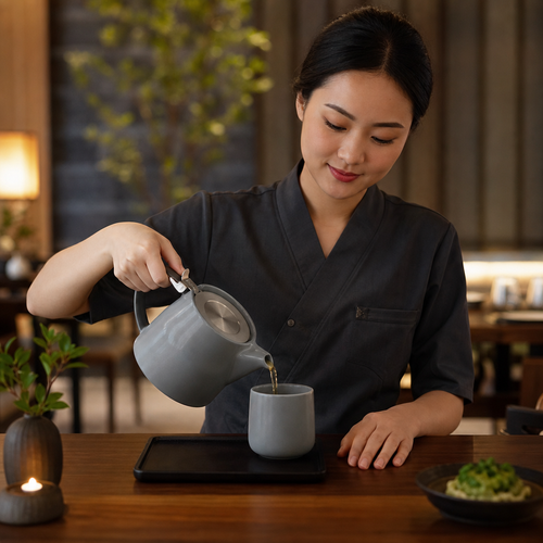 Ceramic Stump Teapot 530ml for Tea Lovers