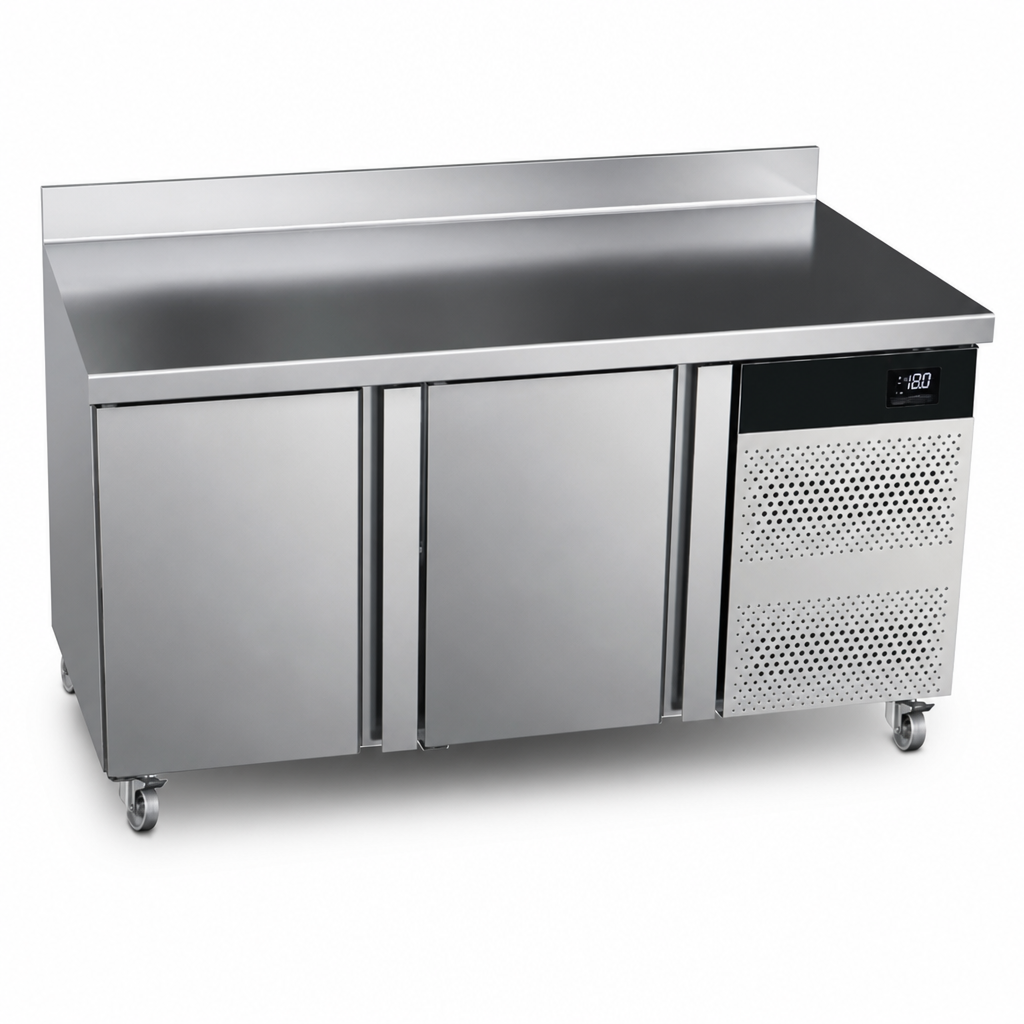 Gastronorm Counter Freezer - Silver - Stainless Steel - Commercial