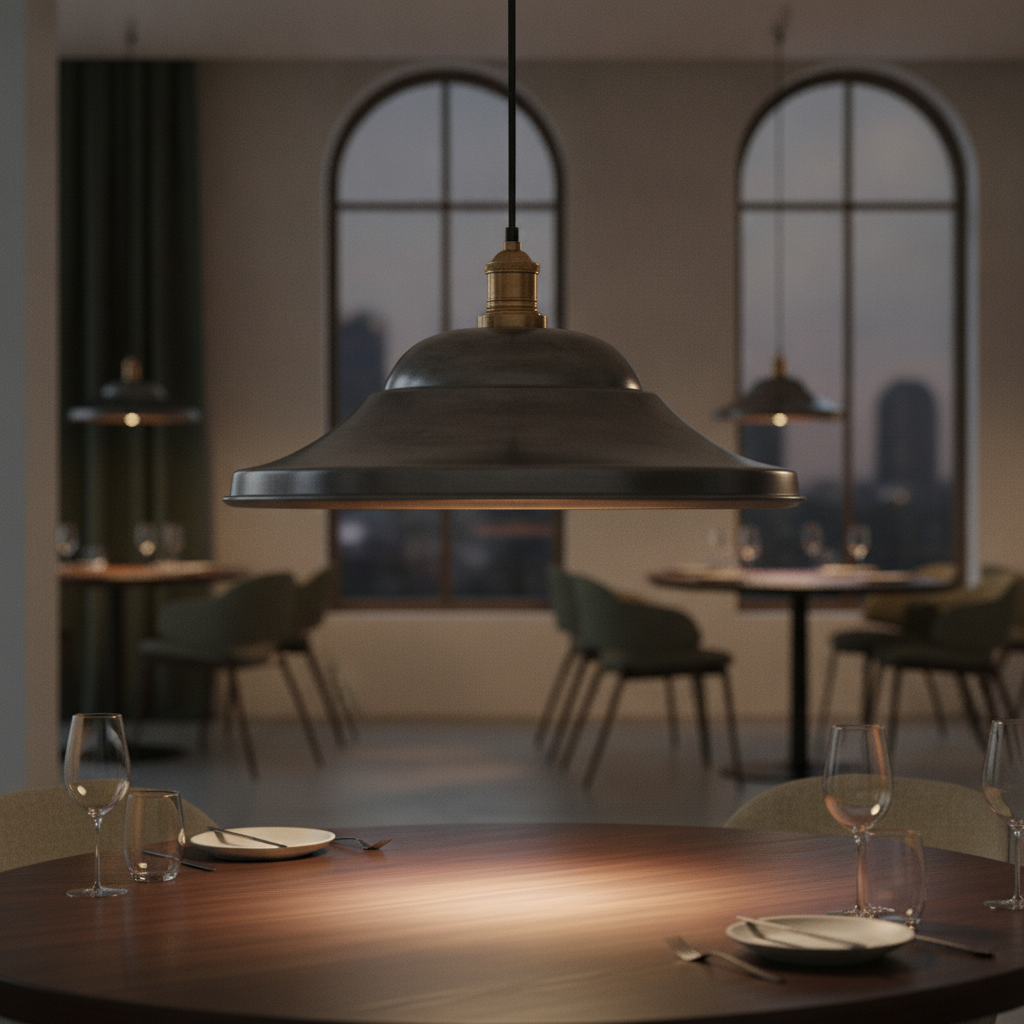 Iron Giant Hat Pendant Light 530mm for Indoor Use
