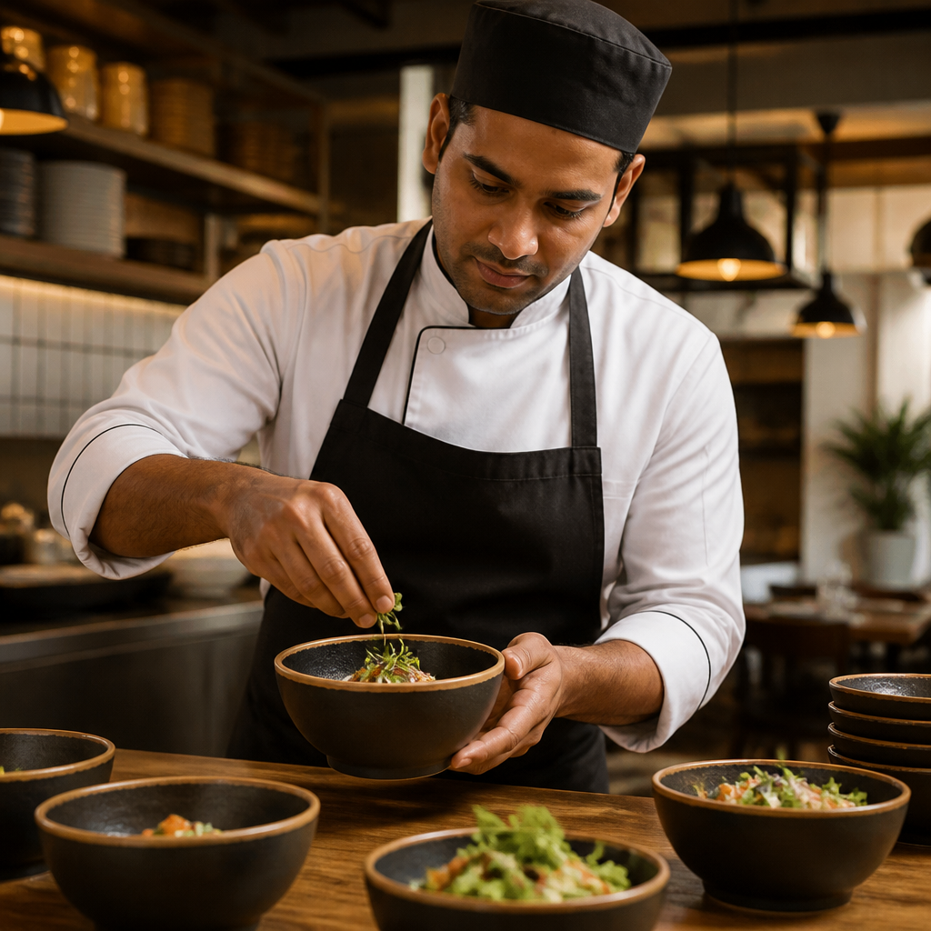 Melamine Serving Bowl 125mm Brown for Catering & Hospitality