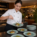 Coupe Plates 165mm Green Porcelain for Stylish Dining (Pack of 12)