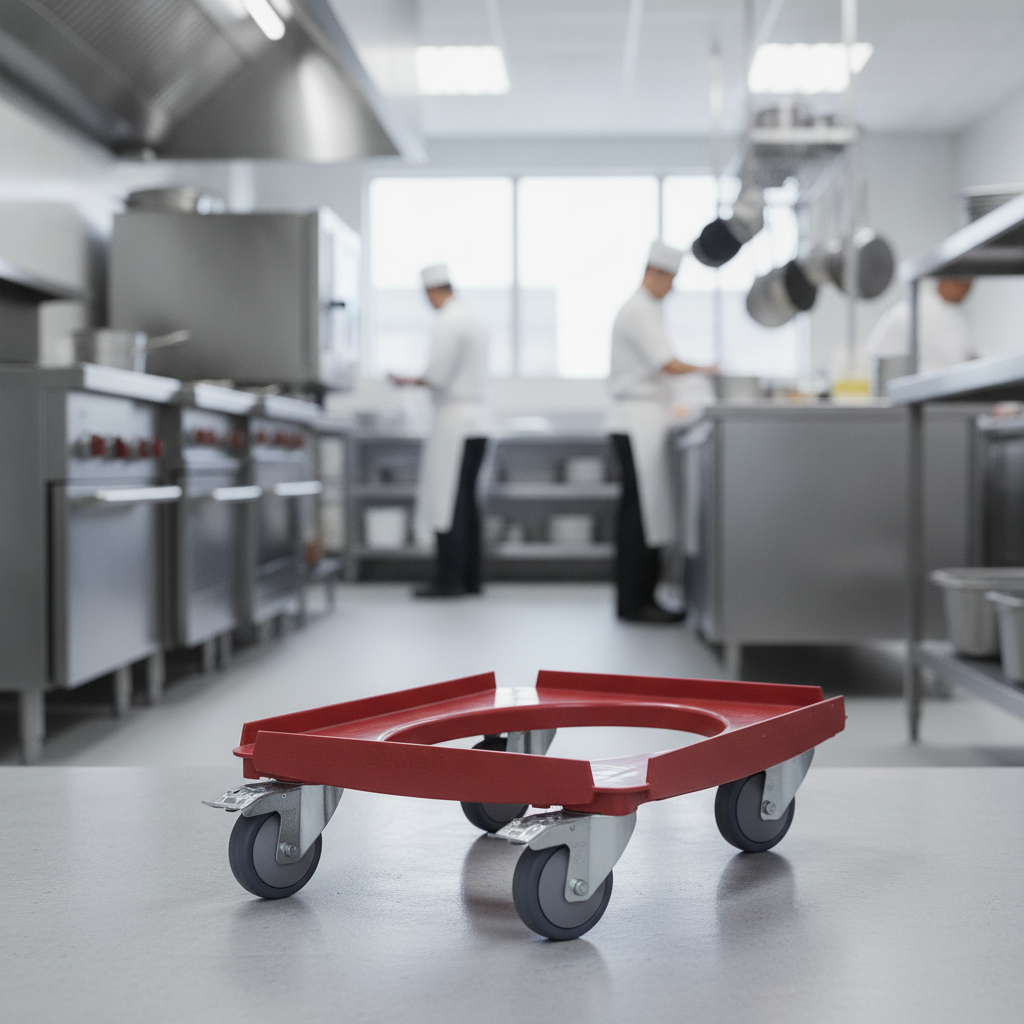 ABS Plastic Camdolly for Storing & Transporting Food Carriers