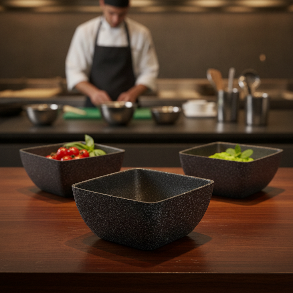 Aluminium Non-Stick Bowl 125mm for Catering Displays