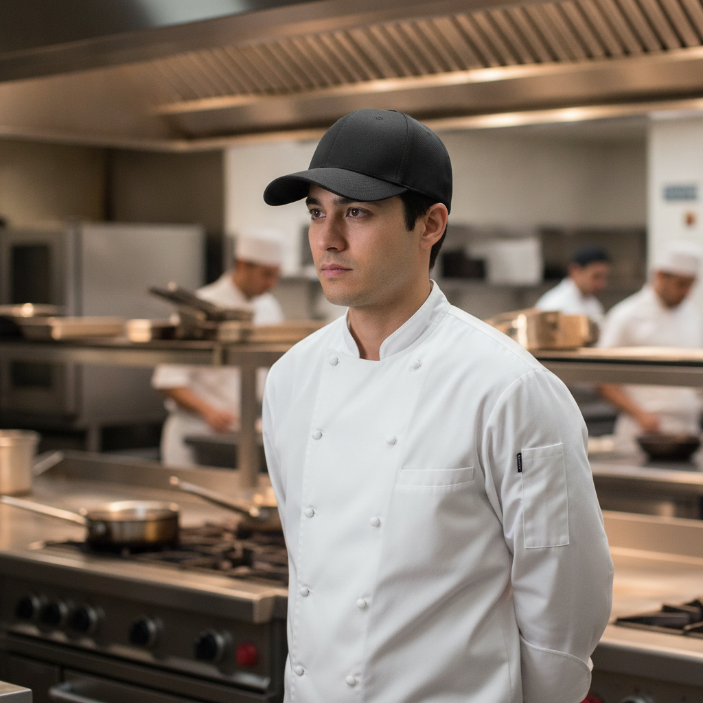 Polyester Cool Vent Baseball Cap for Catering Environments