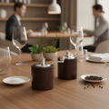 Wooden Salt and Pepper Mill Grinder Set 63mm for Dining Tables