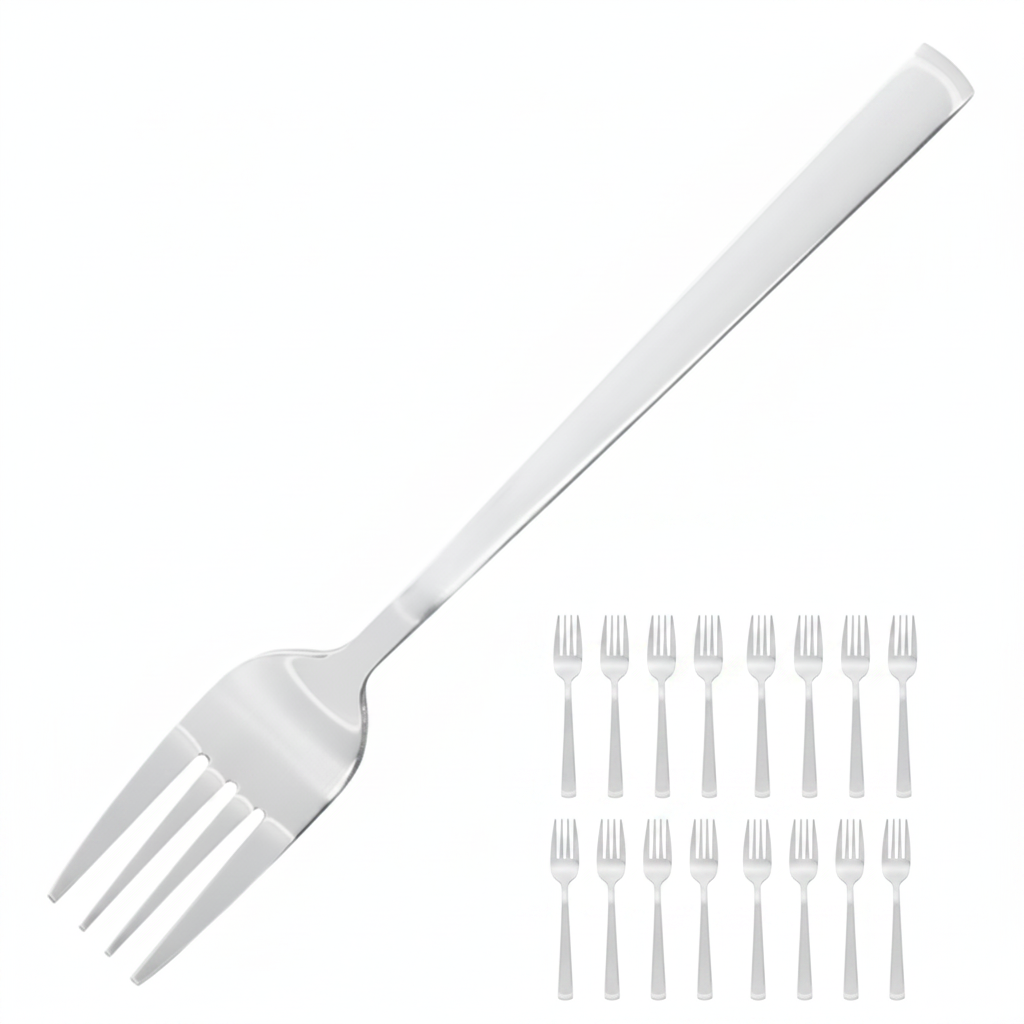18/0 Stainless Steel Fork for Airline Use (Pack of 12)