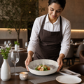 Walled Bowls 230mm Vitrified Ceramic for Dining (Pack of 6)