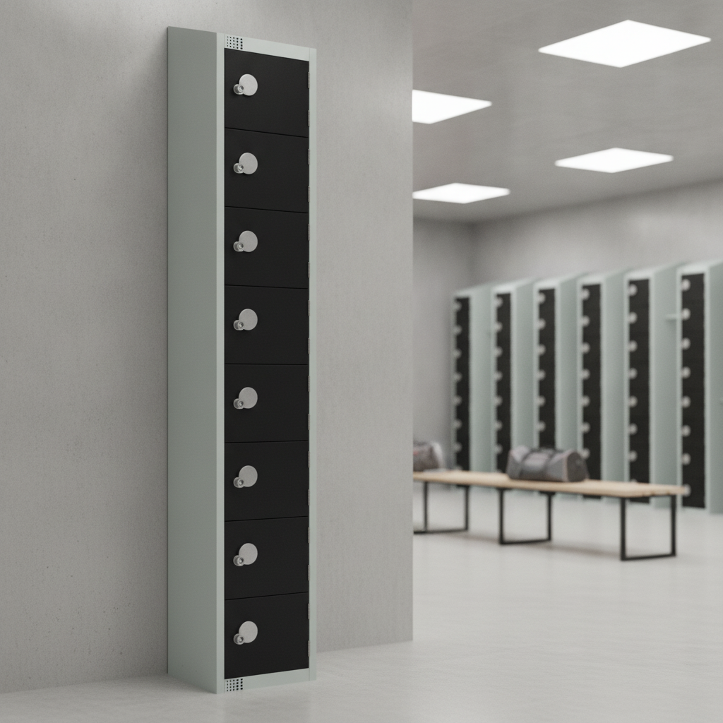 Powder Coated Steel Lockers 450mm Deep for Secure Storage