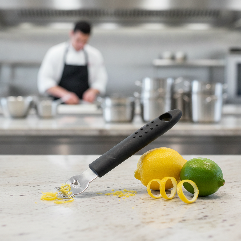 Stainless Steel Zester and Canale Cutter 154mm for Cocktails