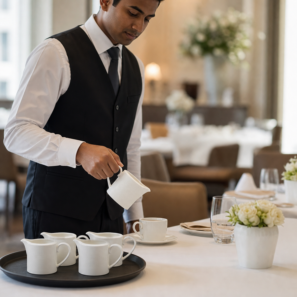Bone China Milk Jugs 220ml for Elegant Serving (Pack of 12)