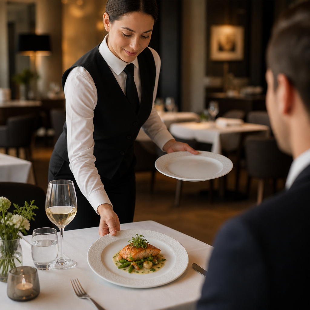 Plates 254mm Fine China for Contemporary Dining (Pack of 12)