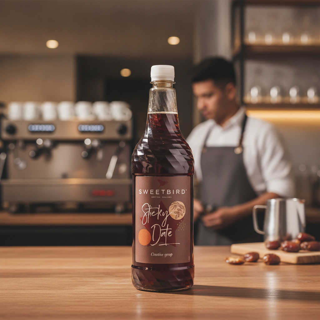Natural Sticky Date Syrup 1L for Seasonal Drinks