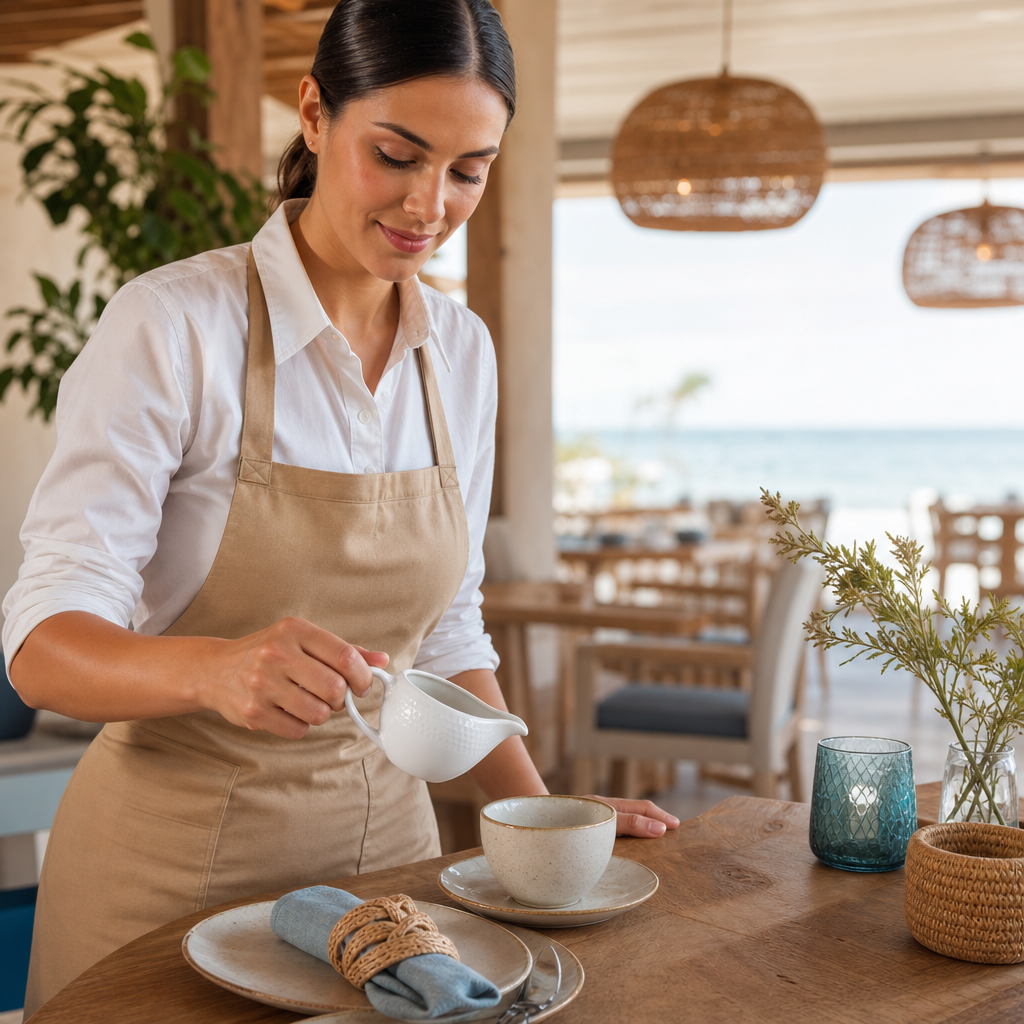 Super Vitrified Ceramic White Jug 114ml for Coastal Caf? (Pack of 4)