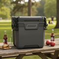 HDPE Grey Food and Drinks Cooler 26.5L for Outdoor Events