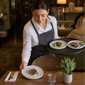 Walled Plates 157mm Grey Vitrified Ceramic for Restaurants & Cafés (Pack of 6)