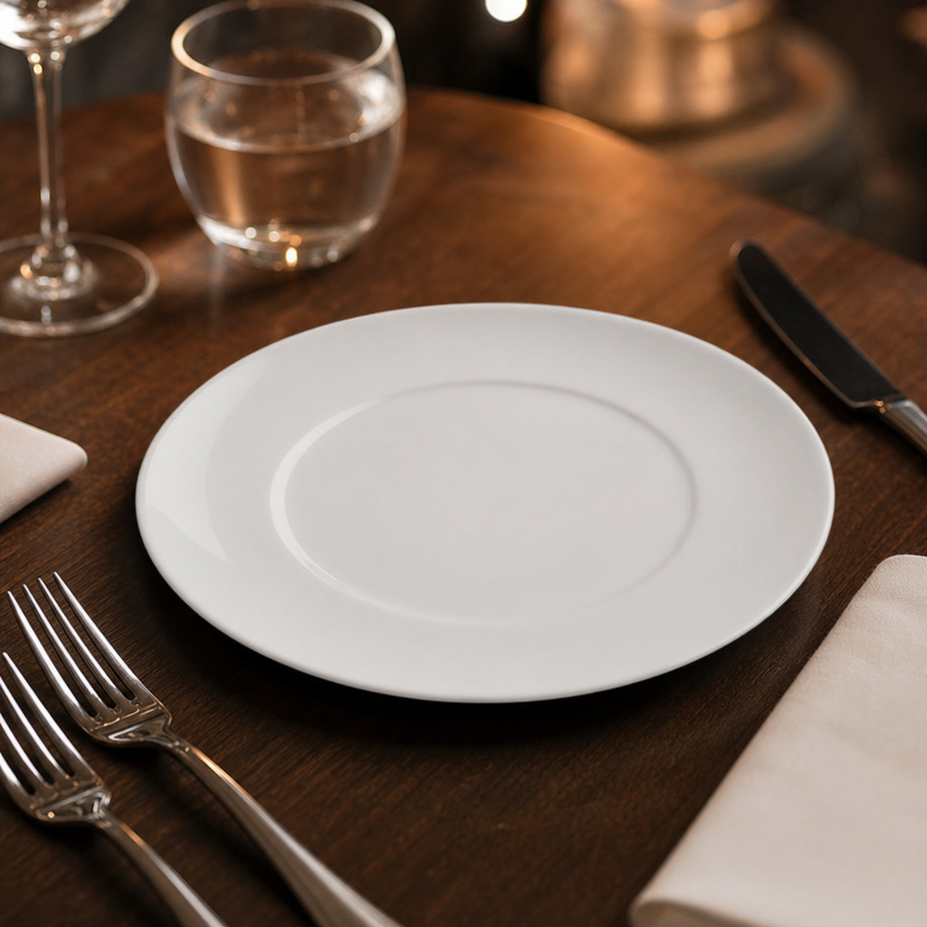 Elegant Plates 171mm White Porcelain for Banqueting (Pack of 36)