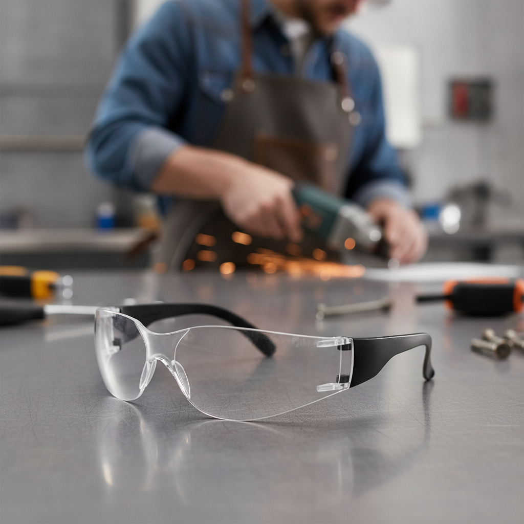 Polycarbonate Clear Safety Glasses for General Use