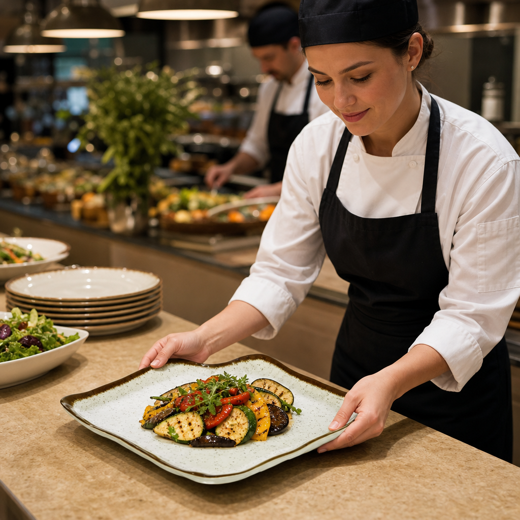 Square Platter 330mm Melamine for Catering Events