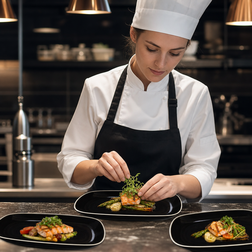 Platters 226mm Ceramic for Stylish Food Presentation (Pack of 12)
