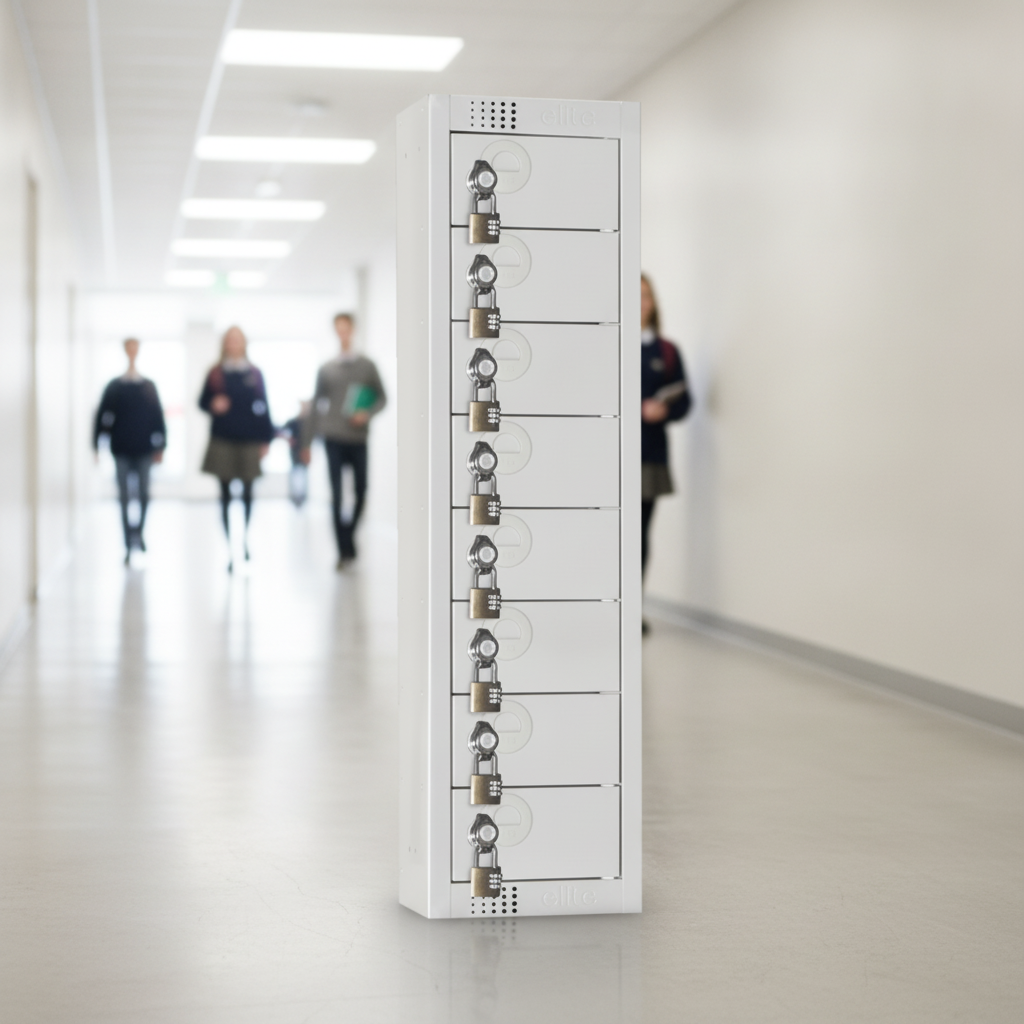 Steel Eight Door Personal Effects Lockers for Schools & Clinics