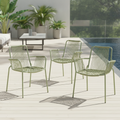 Polyester Green Melbourne Rope Design Armchairs 813mm for Outdoor Use (Pack of 4)