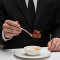 18/0 Stainless Steel Dessert Forks with Copper PVD Finish for Elegant Dining (Pack of 12)