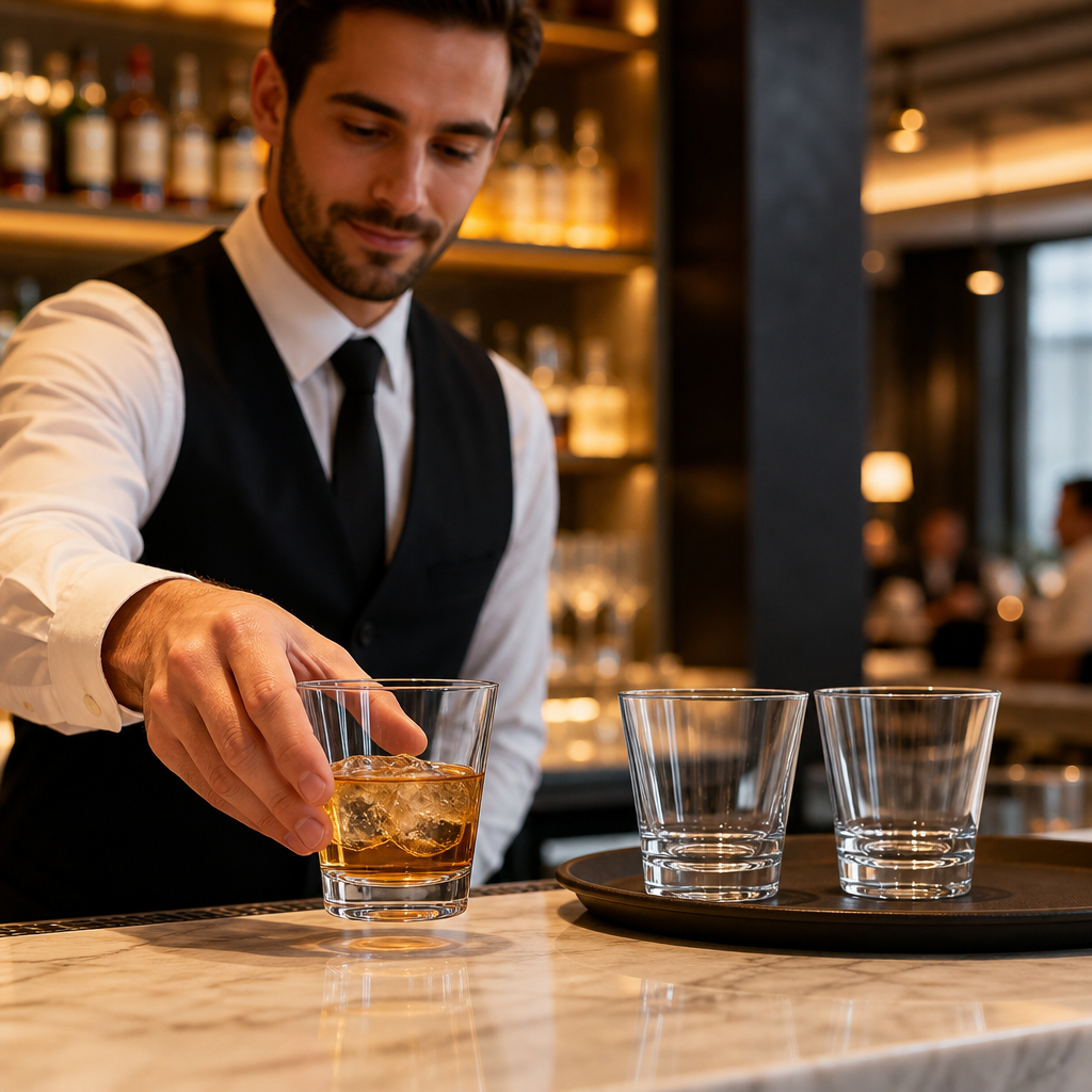 Polycarbonate Clear Stackable Double Rocks Glass 414ml for Beverage Service (Pack of 12)