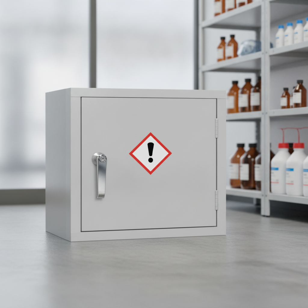 Steel COSHH Cabinet 3L for Safe Chemical Storage