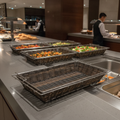 Poly-Rattan 1/1 GN Basket with Frame for Buffet Displays