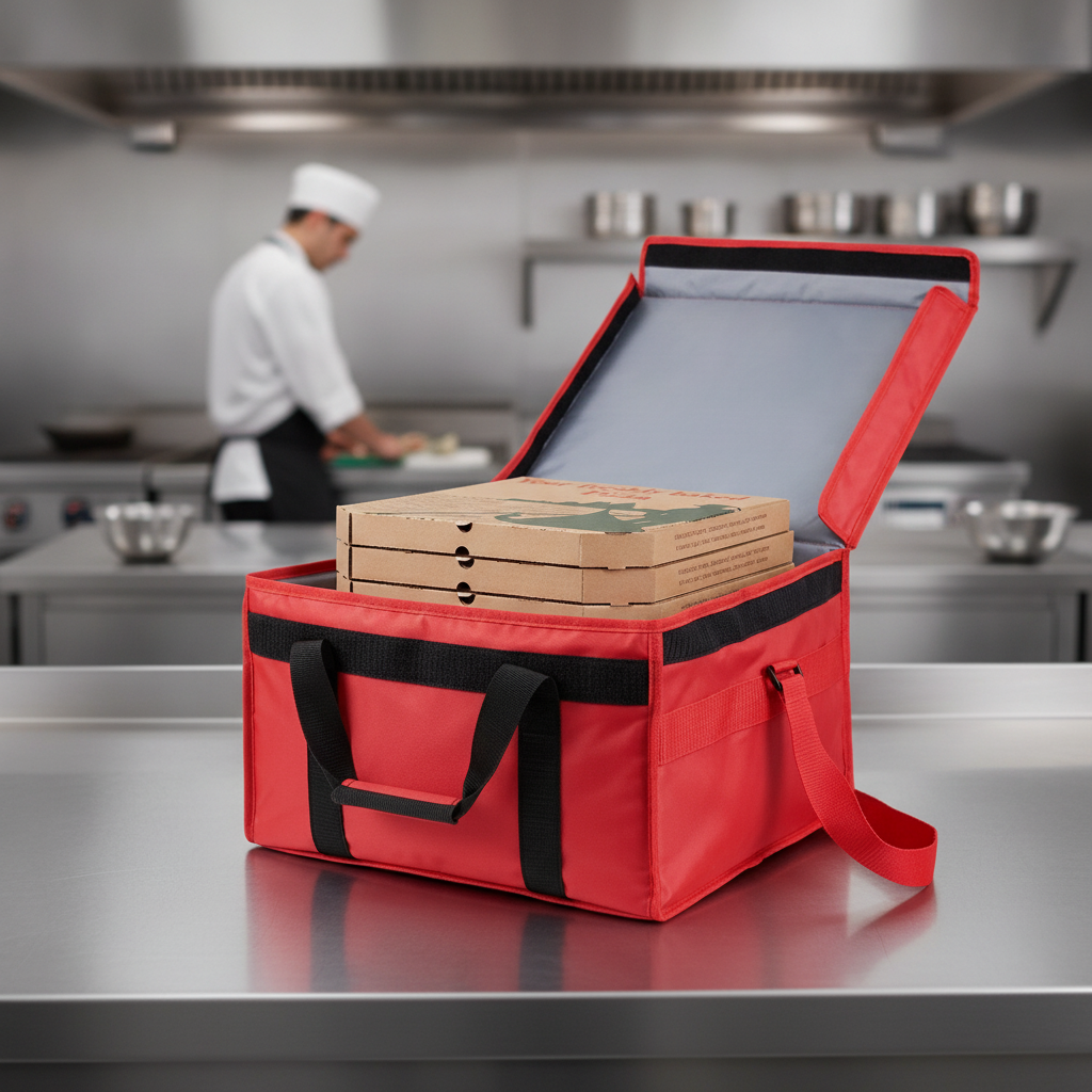 Nylon Insulated Food Delivery Bag for Takeaway Services