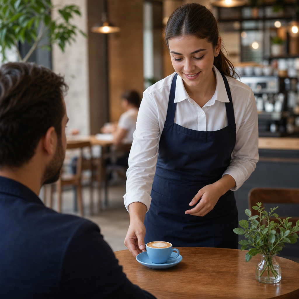 Espresso Saucers 117mm Blue Stoneware for Cafés (Pack of 12)