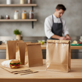 Brown Recycled Paper Sandwich Bags 7x7" for Food-to-Go (Pack of 1000)