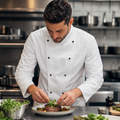 Chicago Unisex Chef Jacket in White for Busy Kitchens