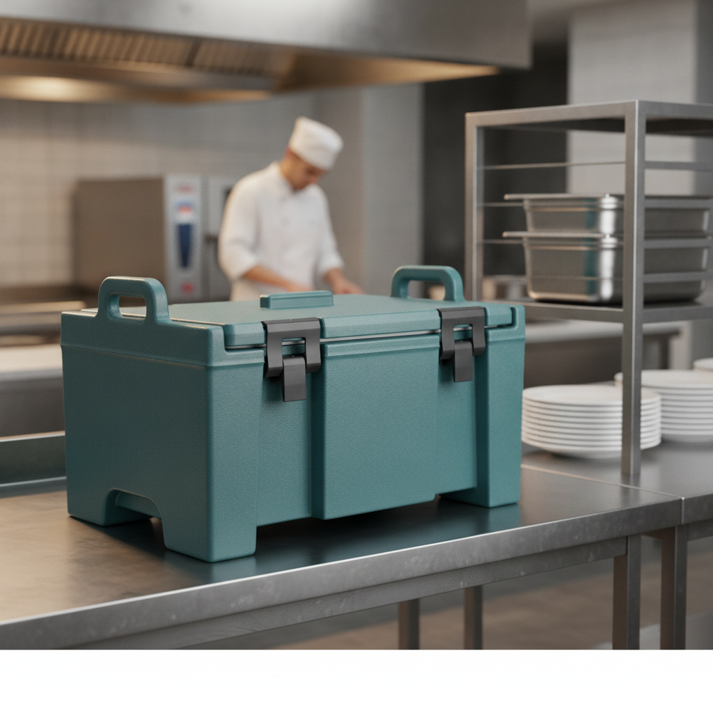 Polyethylene Top Loading Food Pan Carrier 38L for Catering