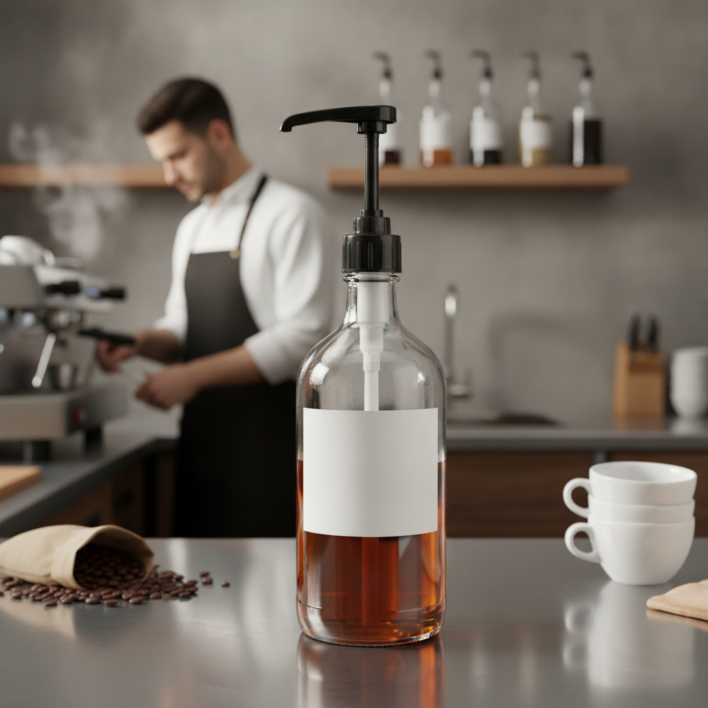 Syrup Pump for 1L Bottles for Accurate Portion Control