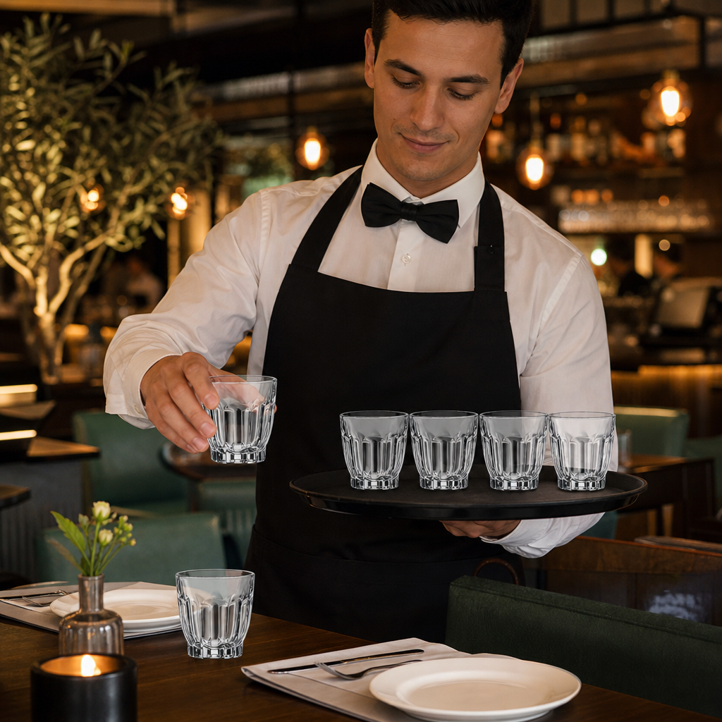 Toughened Glass Tumblers 160ml for Bars & Restaurants (Pack of 24)