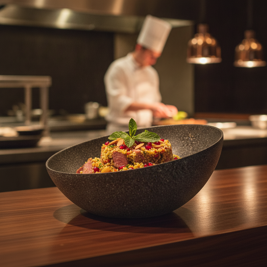 Cast Aluminium Bowl 1.9L for Culinary Presentations