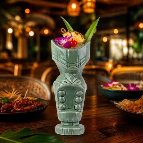 Ceramic Large Mouth Tiki Mug 650ml for Themed Parties