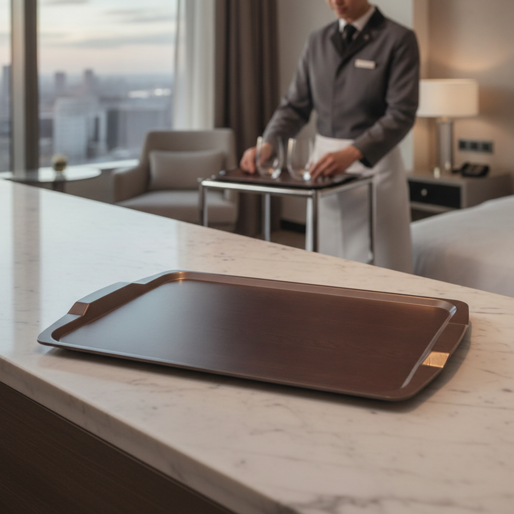Laminate Room Service Tray 640mm for Hotels & B&Bs