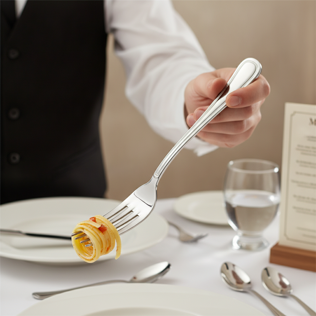 Stainless Steel Table Forks 208mm for Restaurants (Pack of 12)