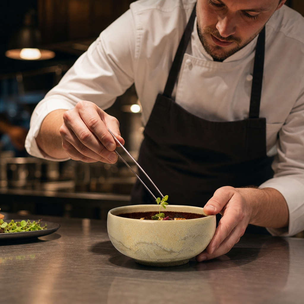 Aurora Vesuvius Amber Bowls 135mm for All Course Dining