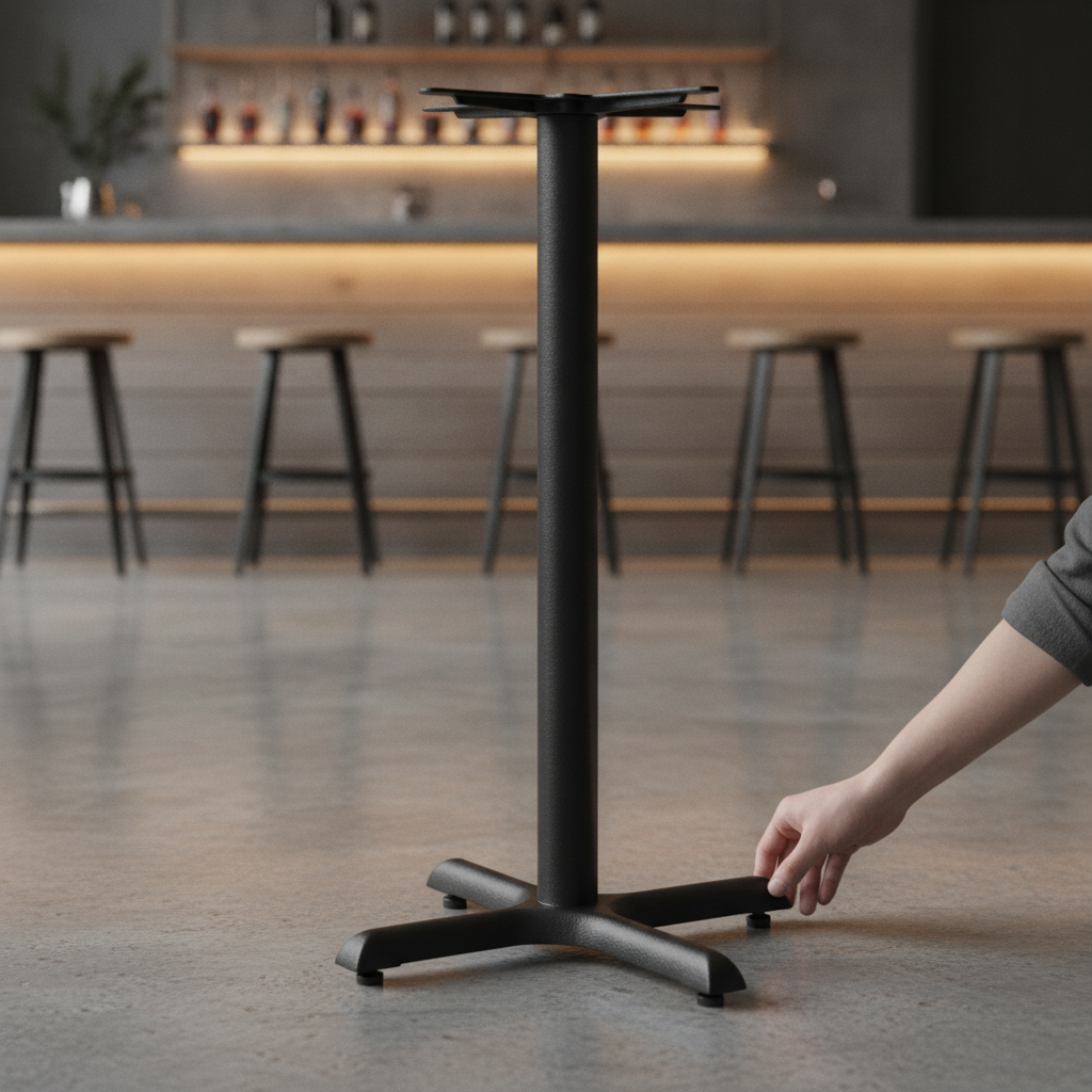 Cast Iron Bar Height Table Base 1035mm for Bars & Pubs