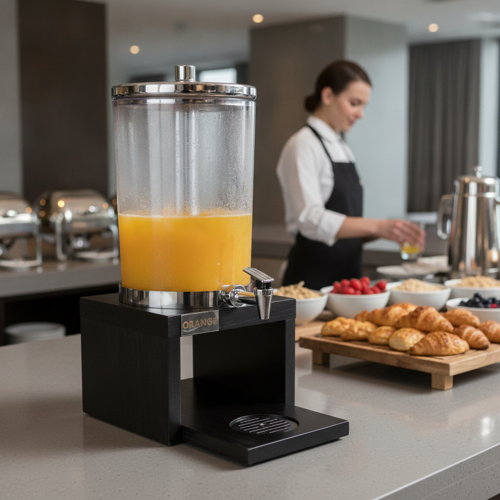 Plastic Juice Dispenser 6L for Executive Breakfast Buffets