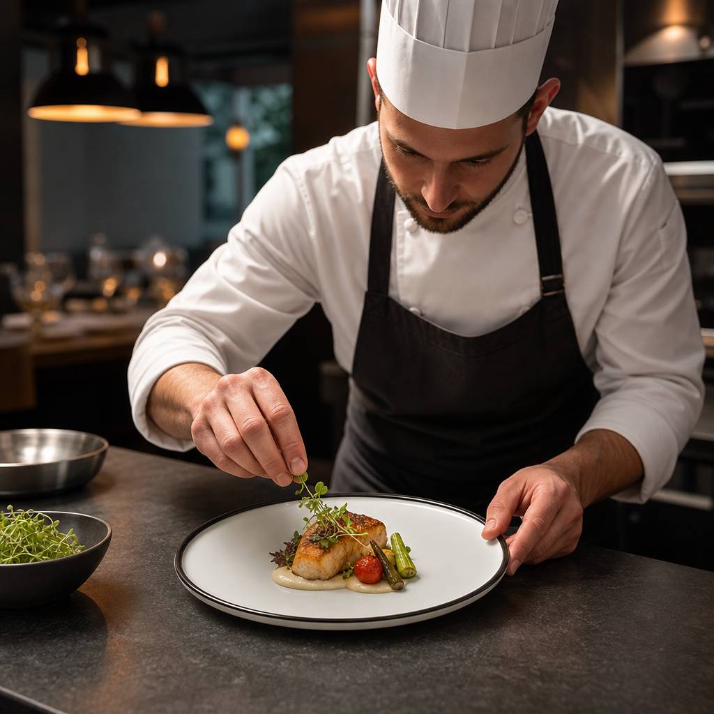Stack Plates 202.5mm Vitrified Ceramic for Culinary Presentation (Pack of 12)