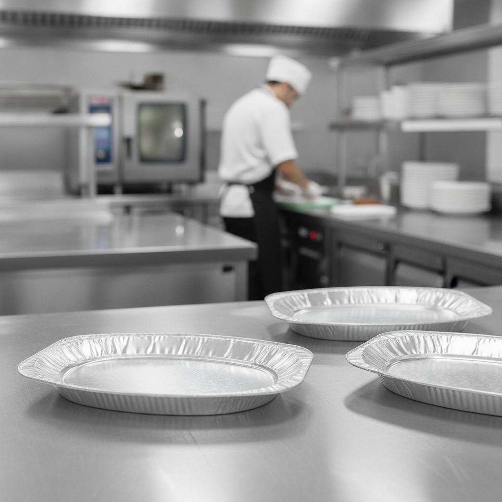 Aluminium Disposable Trays 22in for Catering Events (Pack of 10)