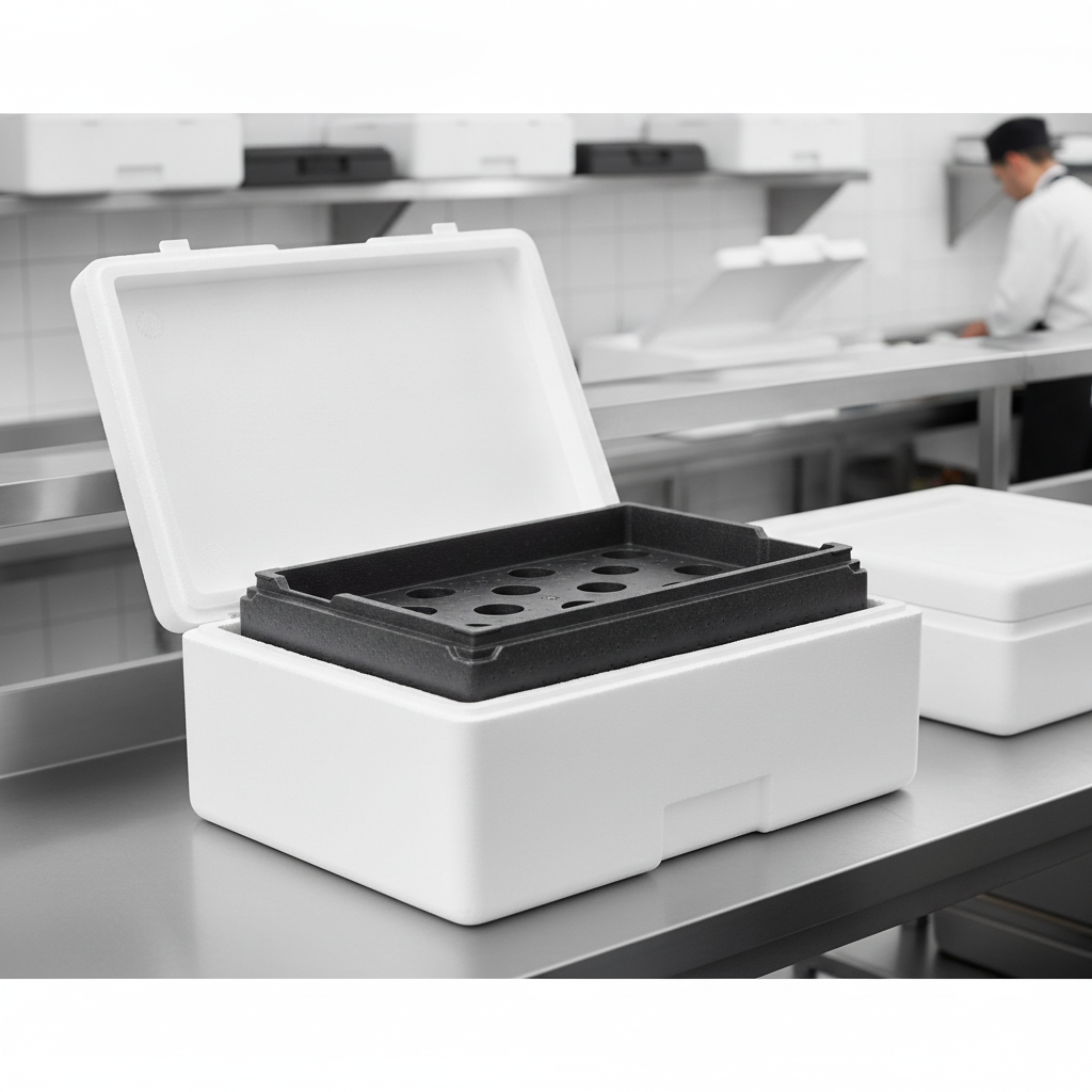 Polypropylene Cold Plate Insert for Food Transport Boxes