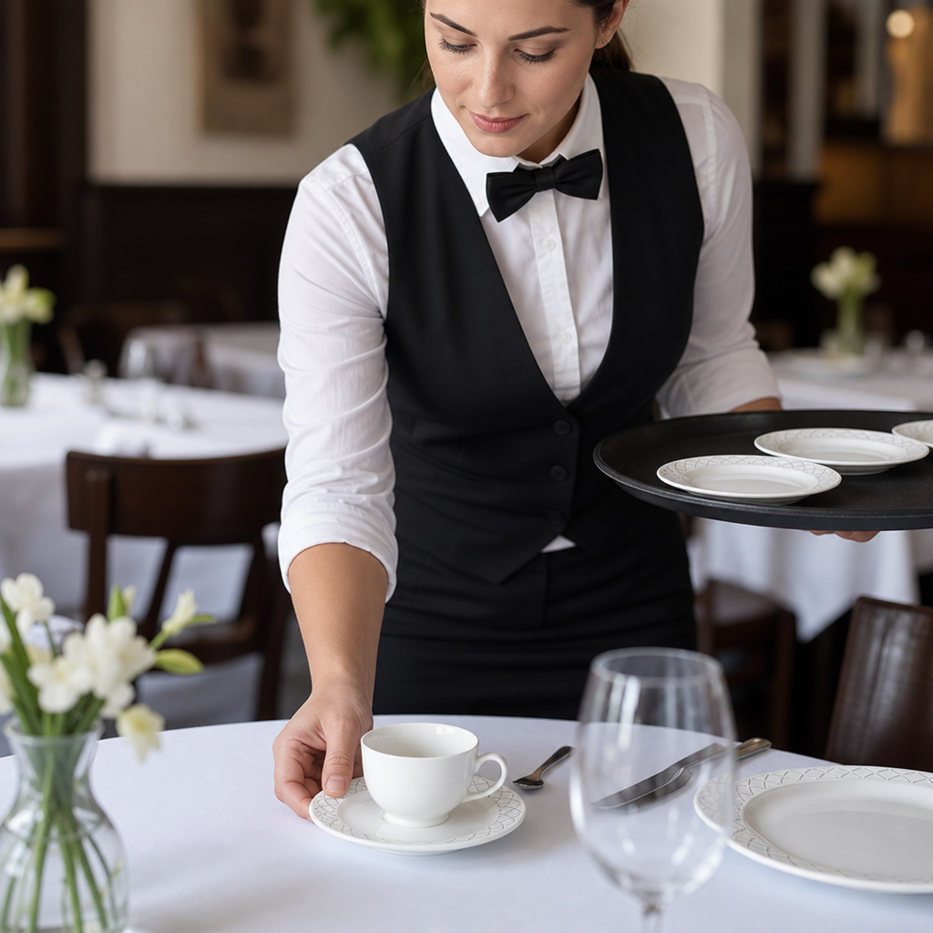 Coupe Tea Saucers Fine China for Catering Establishments (Pack of 24)