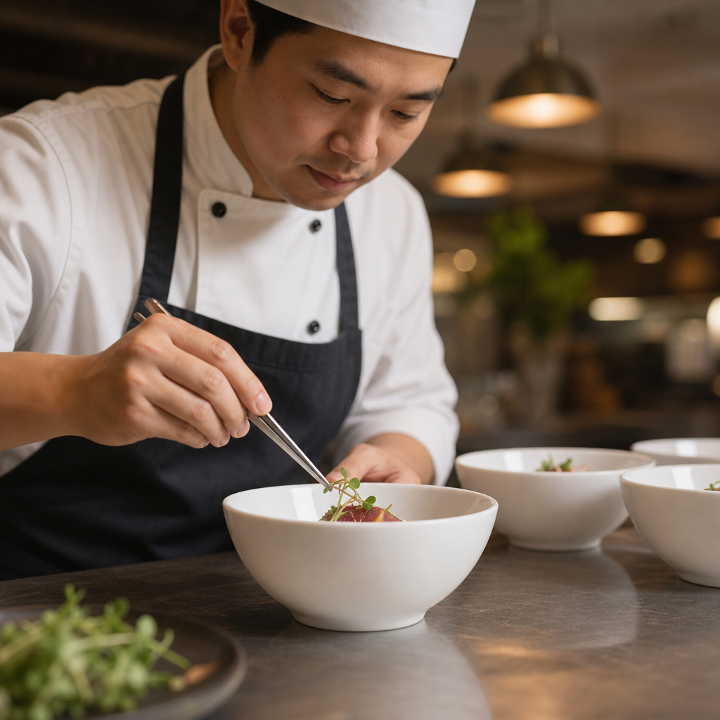 Mandarin Bowls 158mm Porcelain for Fine Dining (Pack of 12)